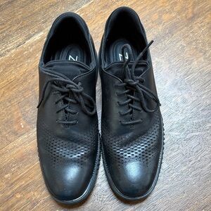 Men’s Cole Haan Zerograde Black Lace-Up Oxfords Size 8W